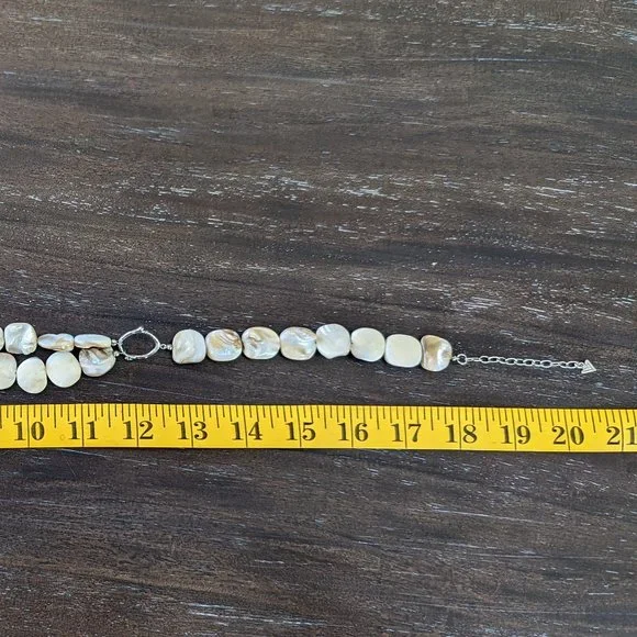 Silpada Vintage Mother of Pearl 2 Strand Necklace - Picture 9 of 9